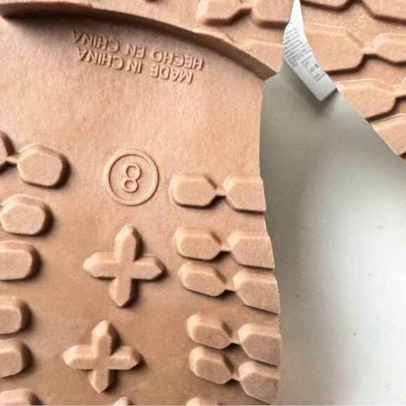 Old Navy Toddler Girl's Combat Boot Silver Glitter Low Heel Ankle Boots Sz 8 NWT - Picture 9 of 9